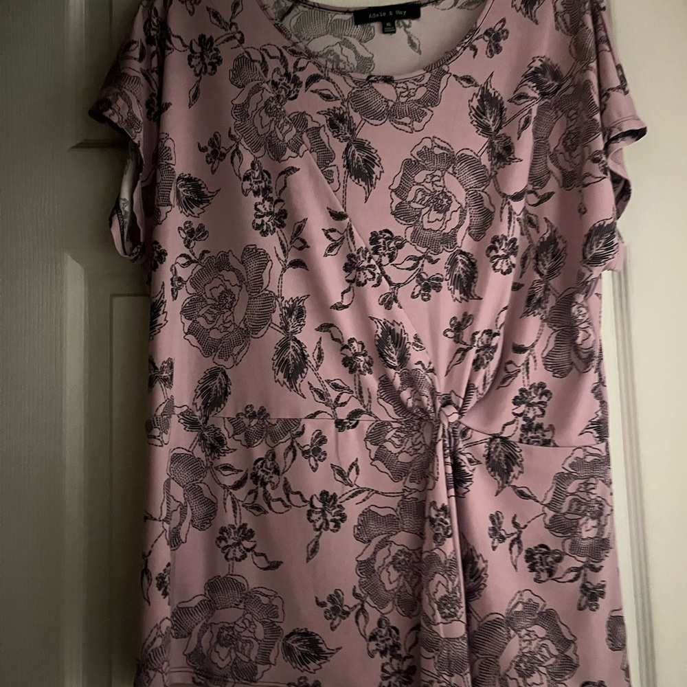 A New Day Pink Floral Blouse